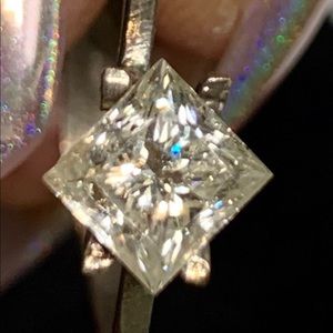 Natural diamonds stone, Princess cut